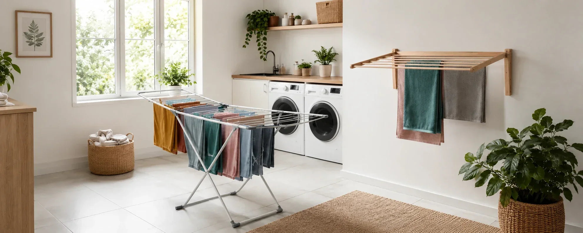 Etendoir pliable ou etendoir mural : lequel choisir ?