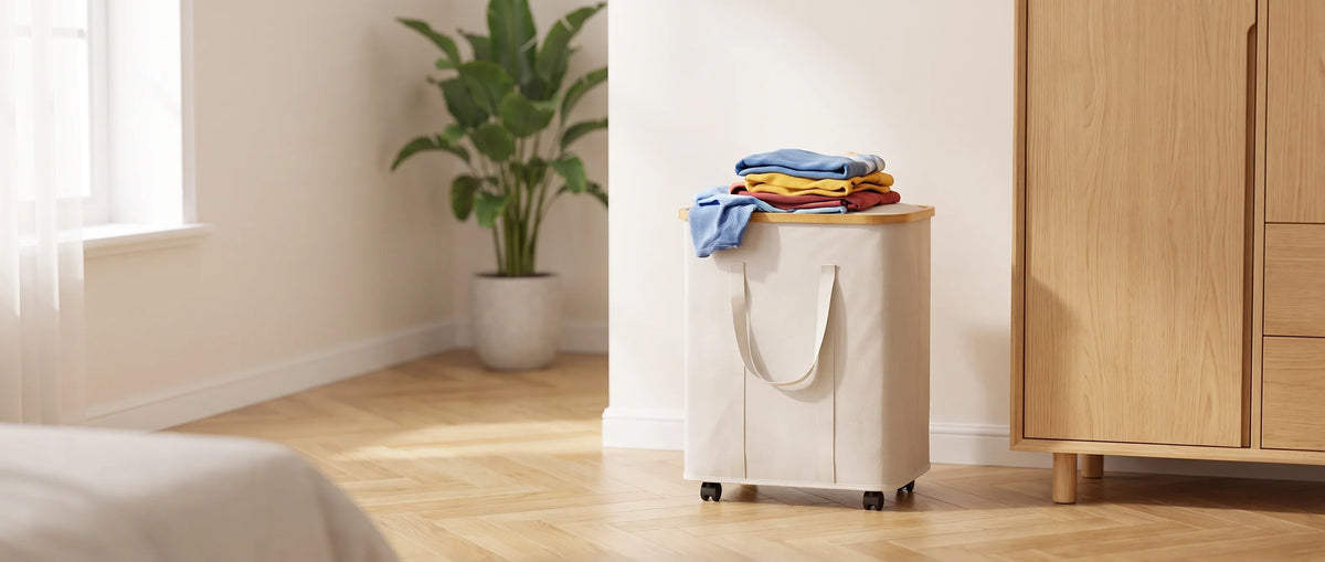 Panier à linge : quel volume choisir selon la taille du foyer