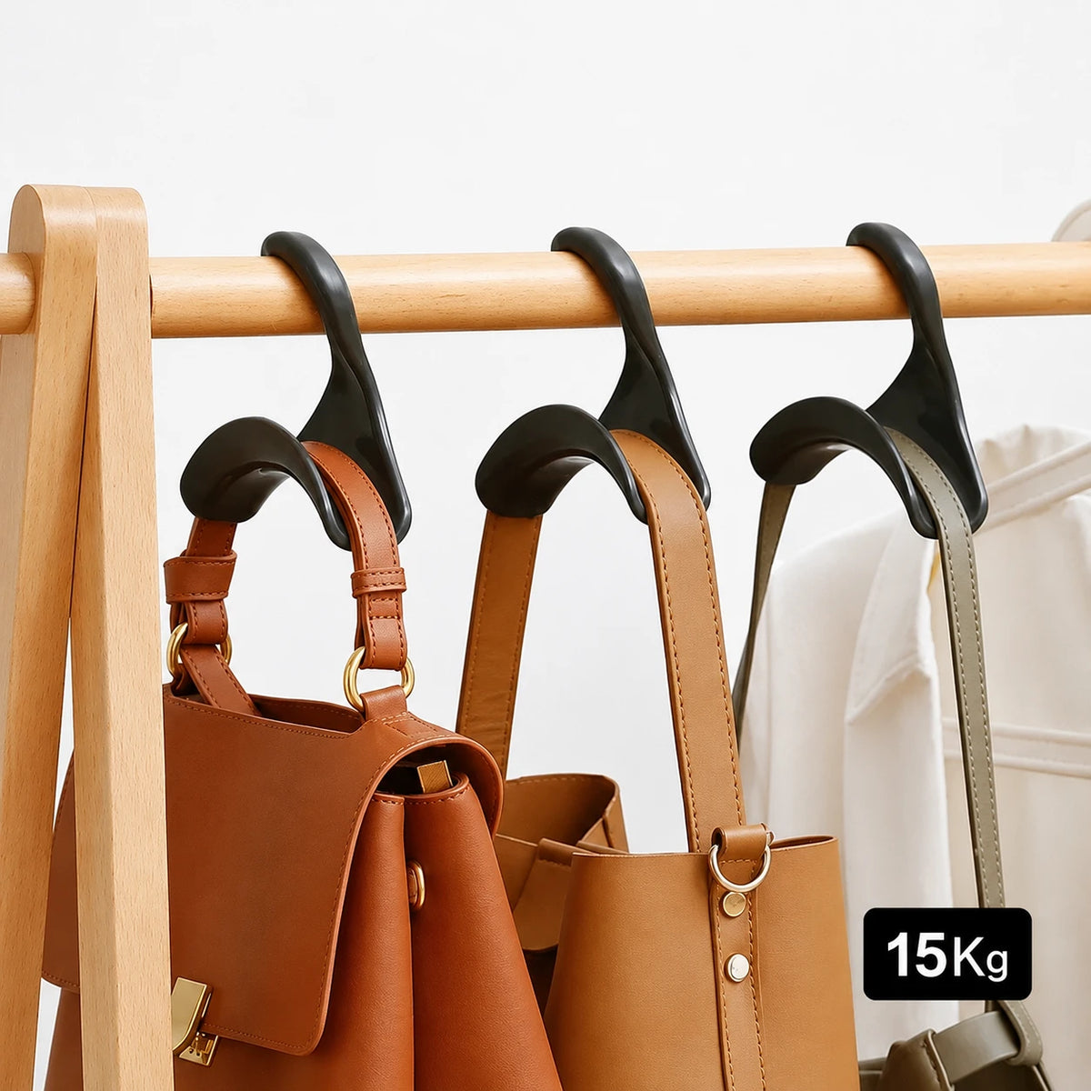 Cintres crochet sac et accessoires armoire — vue 4