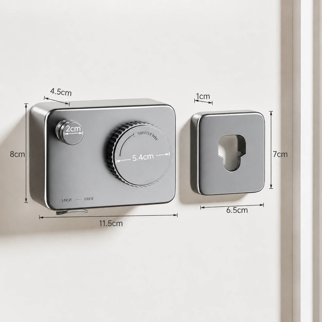 Corde à linge compacte murale rétractable simple fil