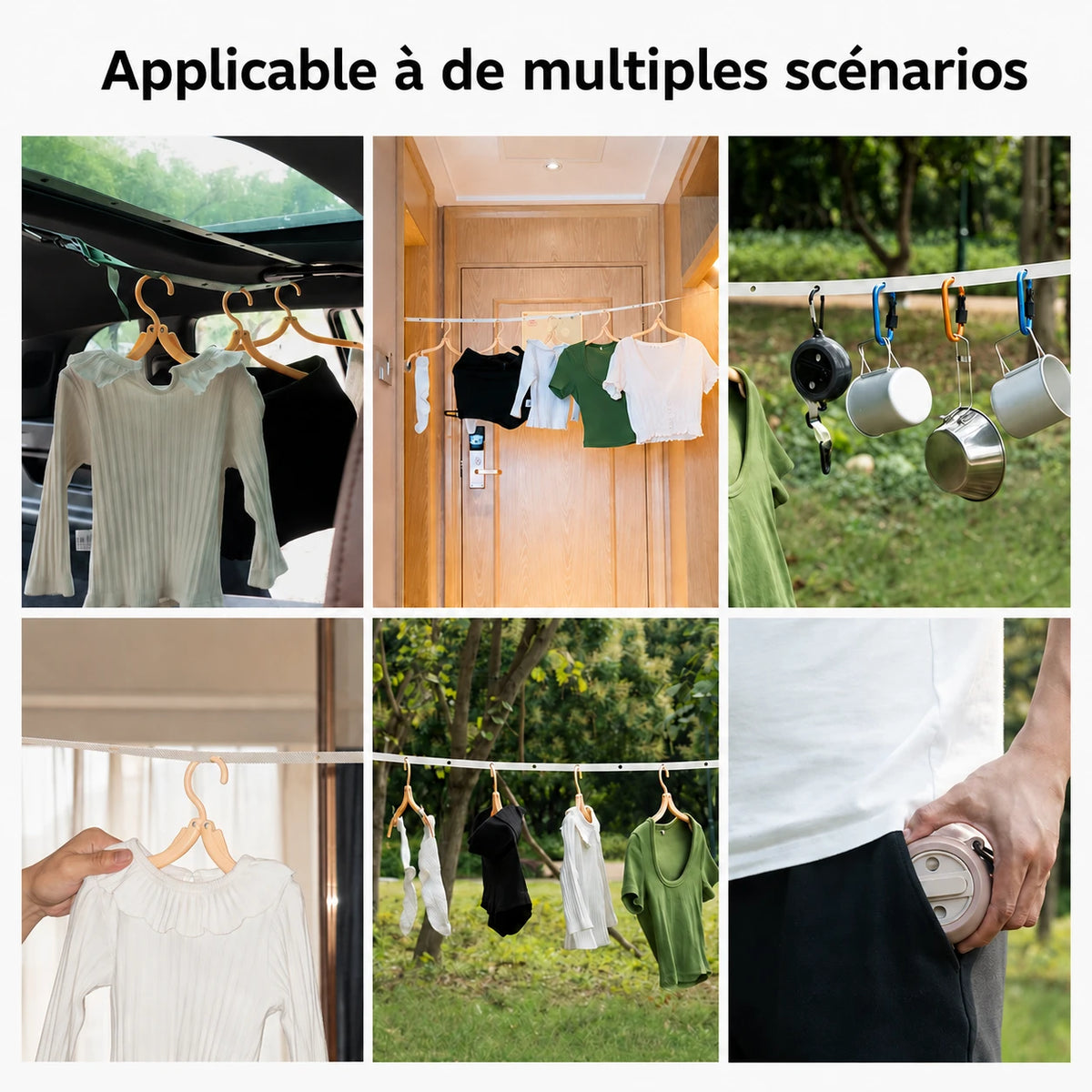 Corde à linge sangle antidérapante — vue 4