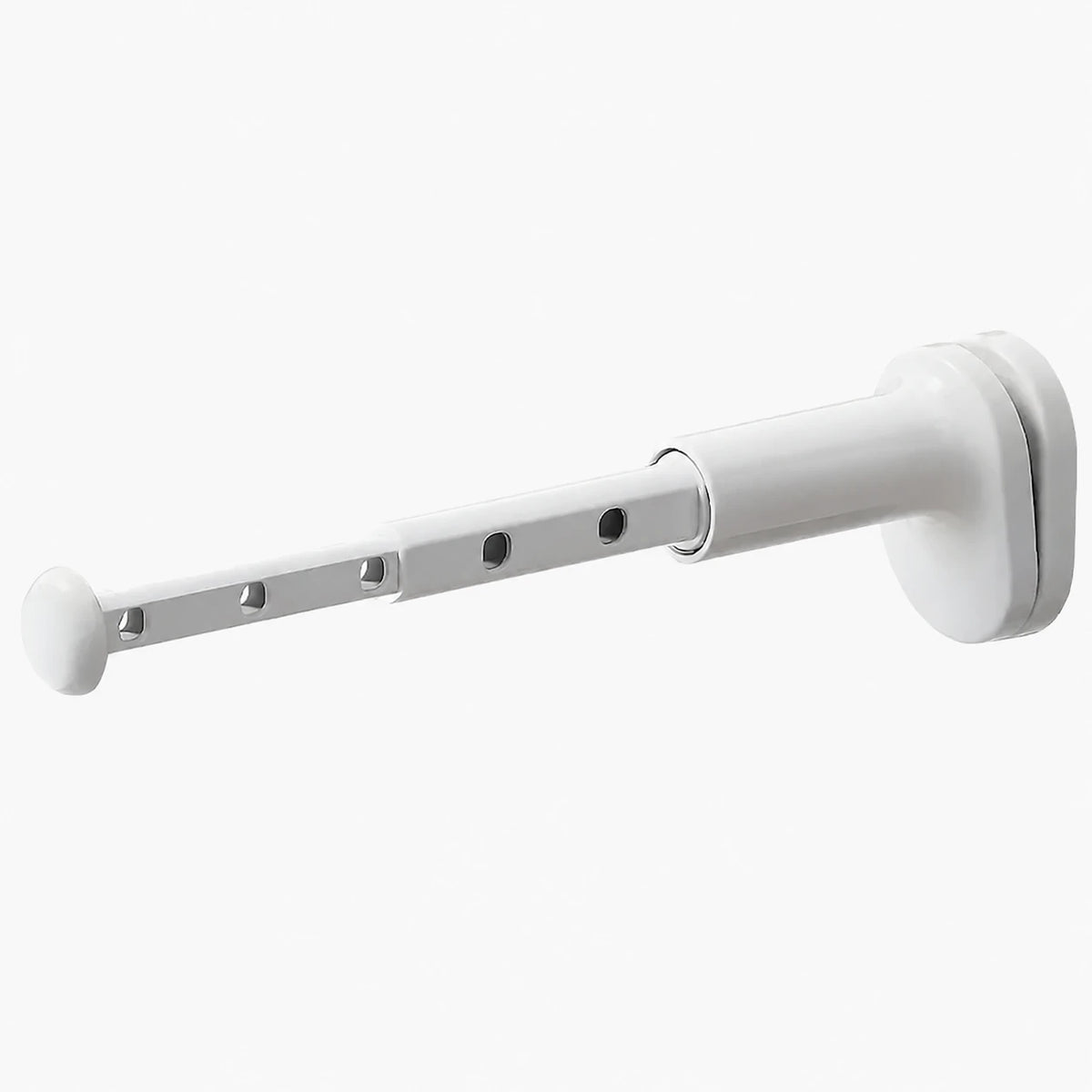 Étendoir balcon barre télescopique clipse ajustable 7 zones