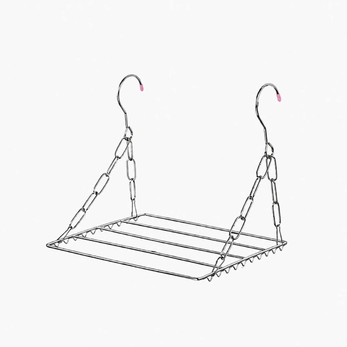 Étendoir balcon grille suspendue inox — vue 5