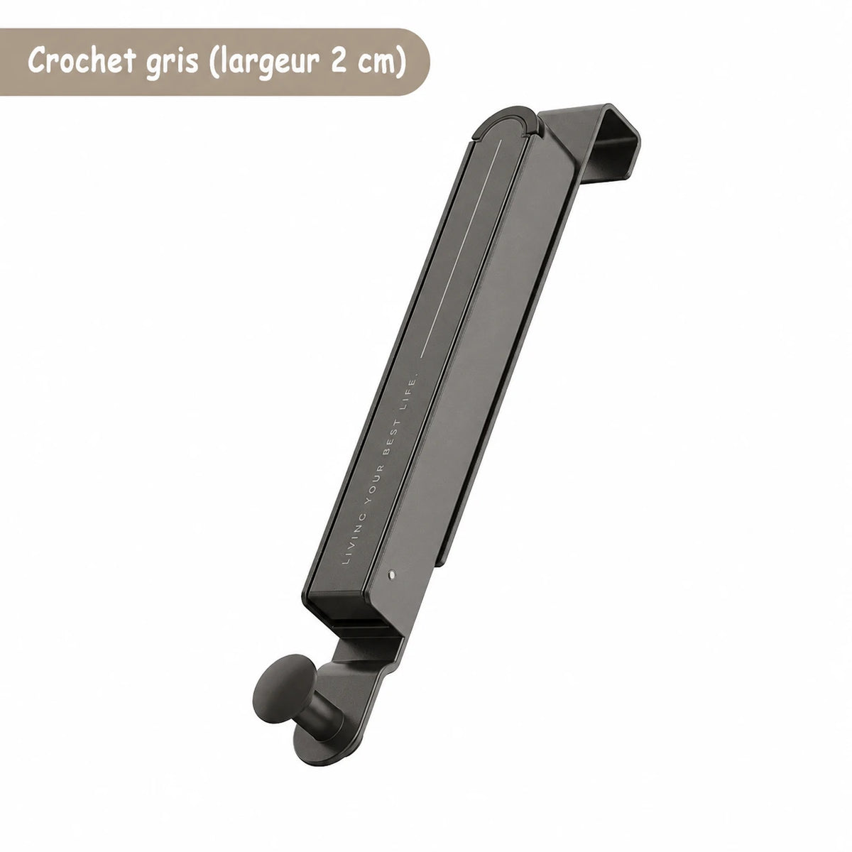 Étendoir porte télescopique aluminium — vue 9