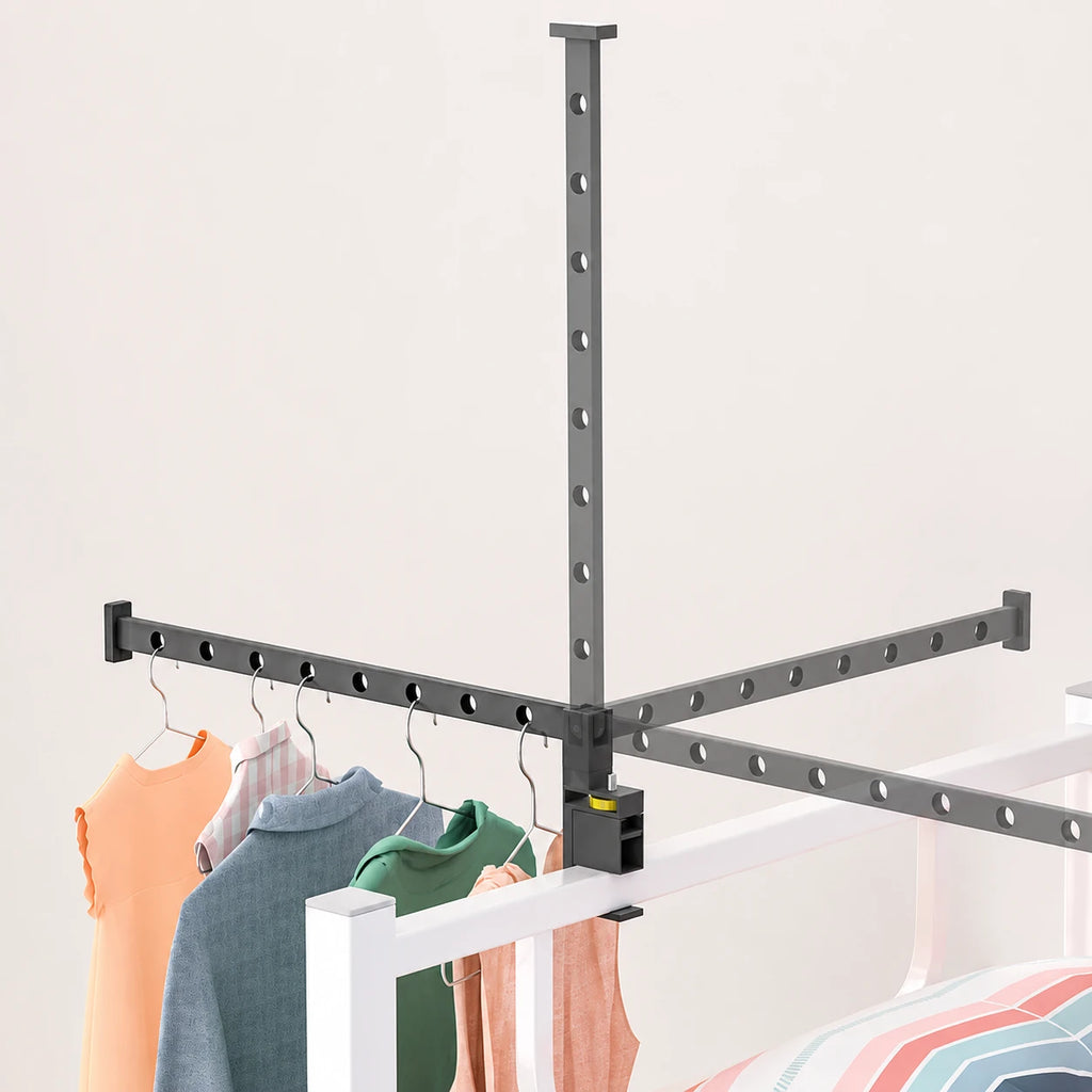 Étendoir balcon barre pivotante 360 — vue 3