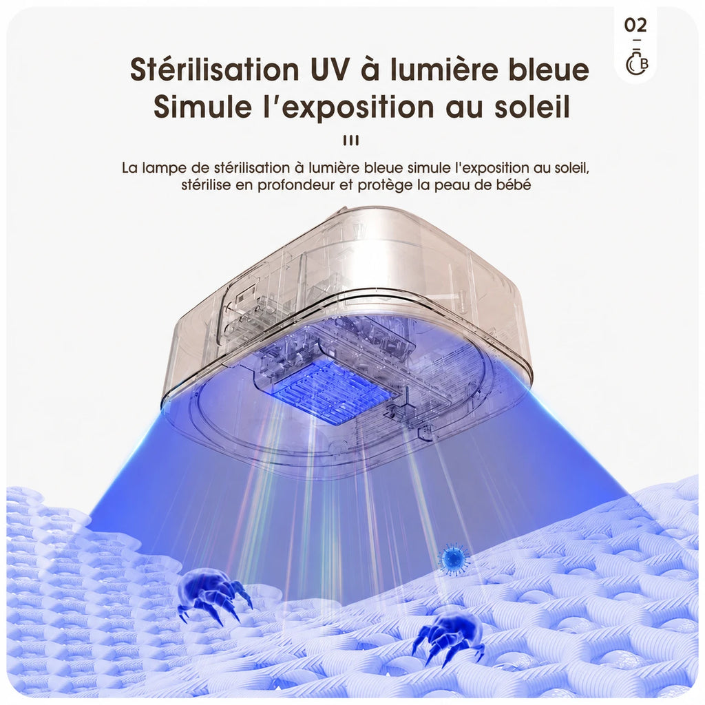 Étendoir chauffant UV housse 600W — vue 6