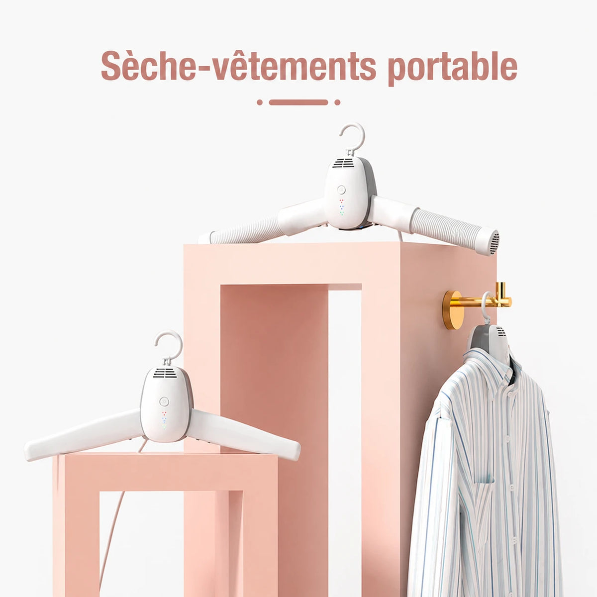 Étendoir chauffant suspendu UV cintre — vue 6