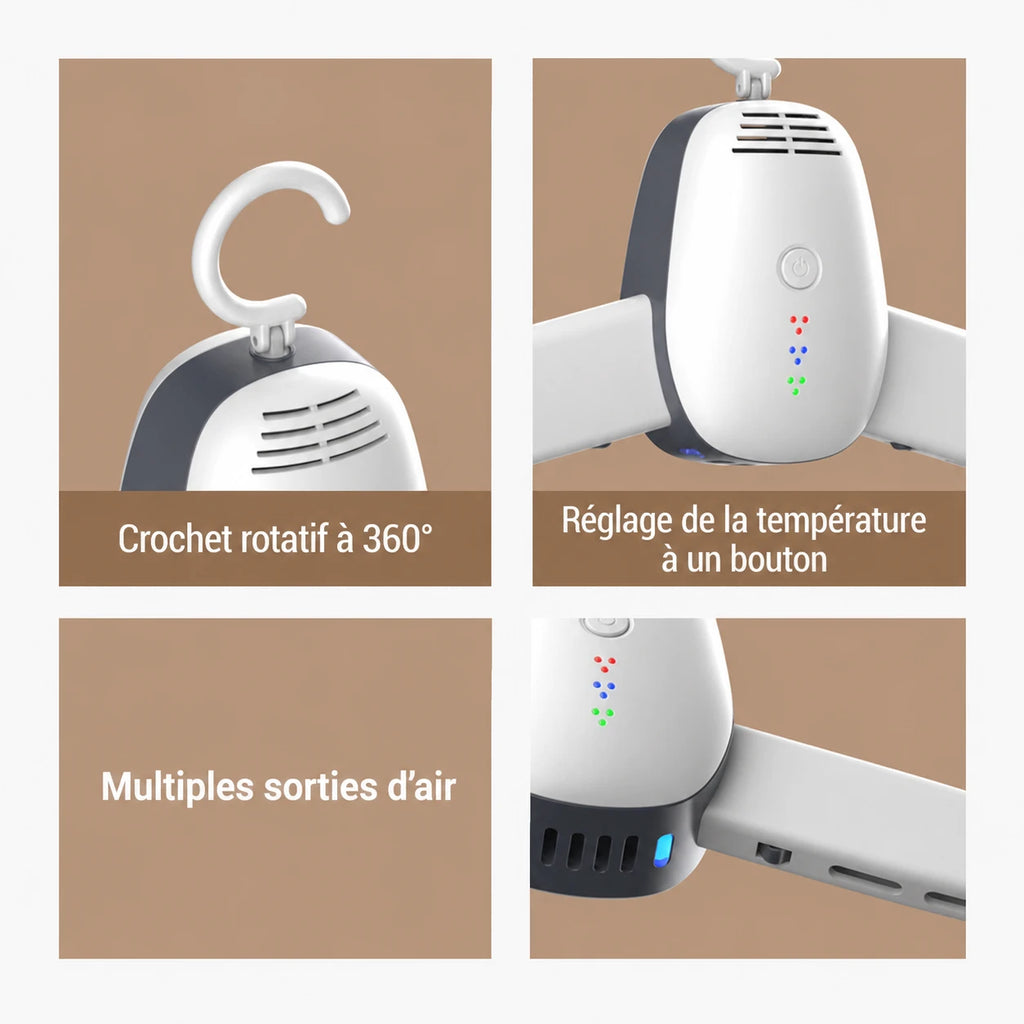 Étendoir chauffant suspendu UV cintre — vue 5