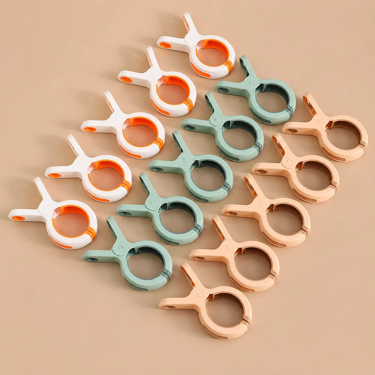 Grandes pinces à linge plastique XXL ouverture 7,7 cm lot de 3 ou 6
