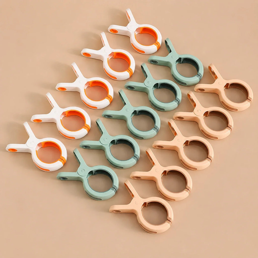 Grandes pinces à linge plastique XXL ouverture 7,7 cm lot de 3 ou 6