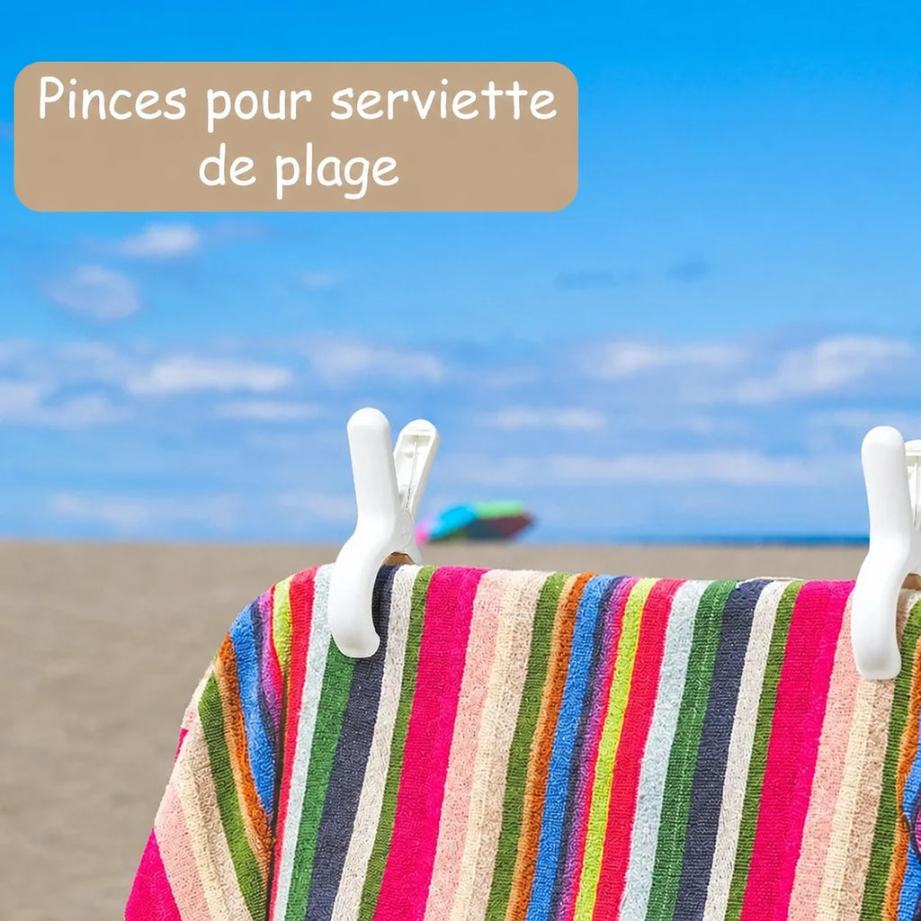 Grandes pinces à linge plastique anti-vent — vue 3