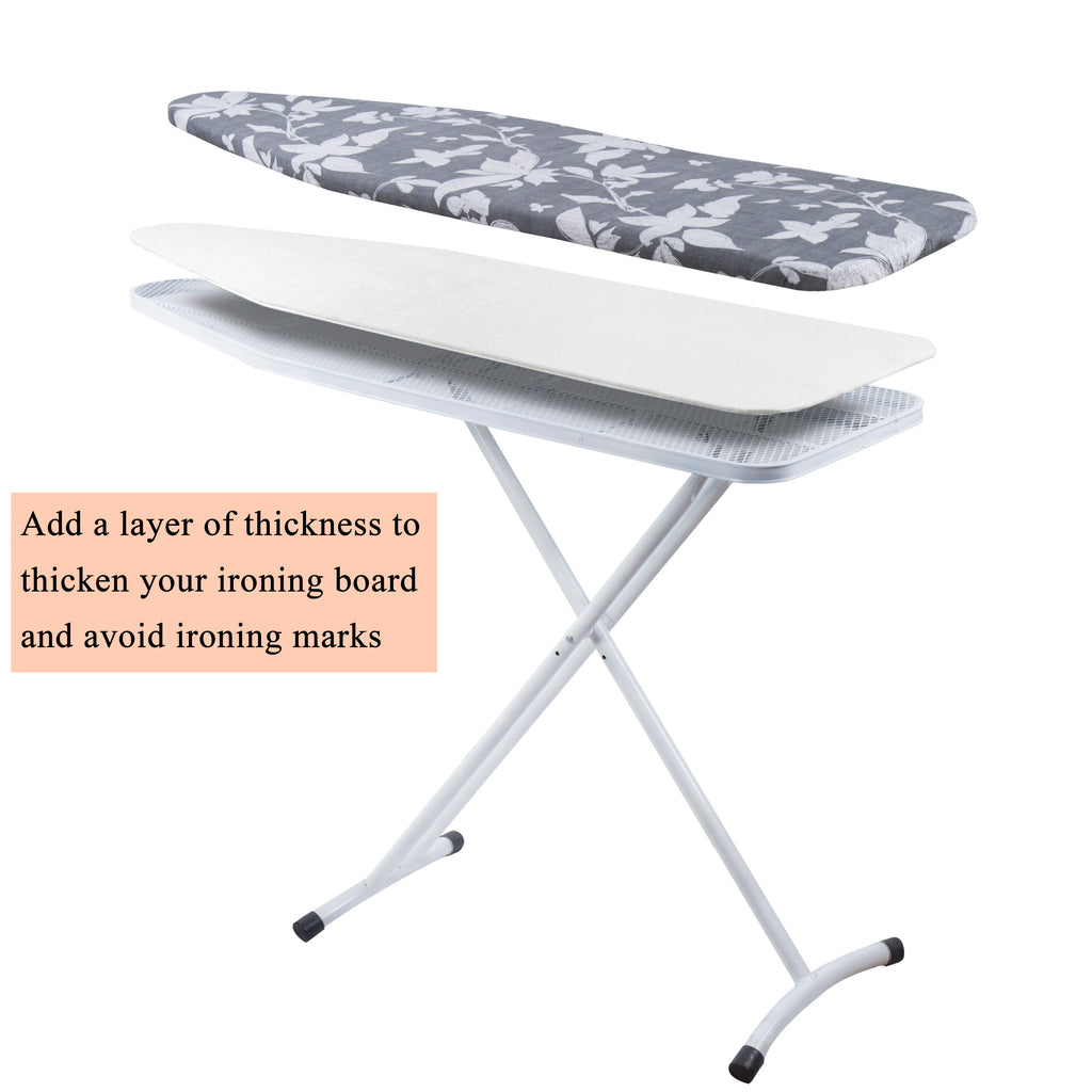 IRONING BOARD FELT PAD , Universal Replacement Ironing Board Felt Padding Underlay Breathable Cotton Felt,Easy to Cut