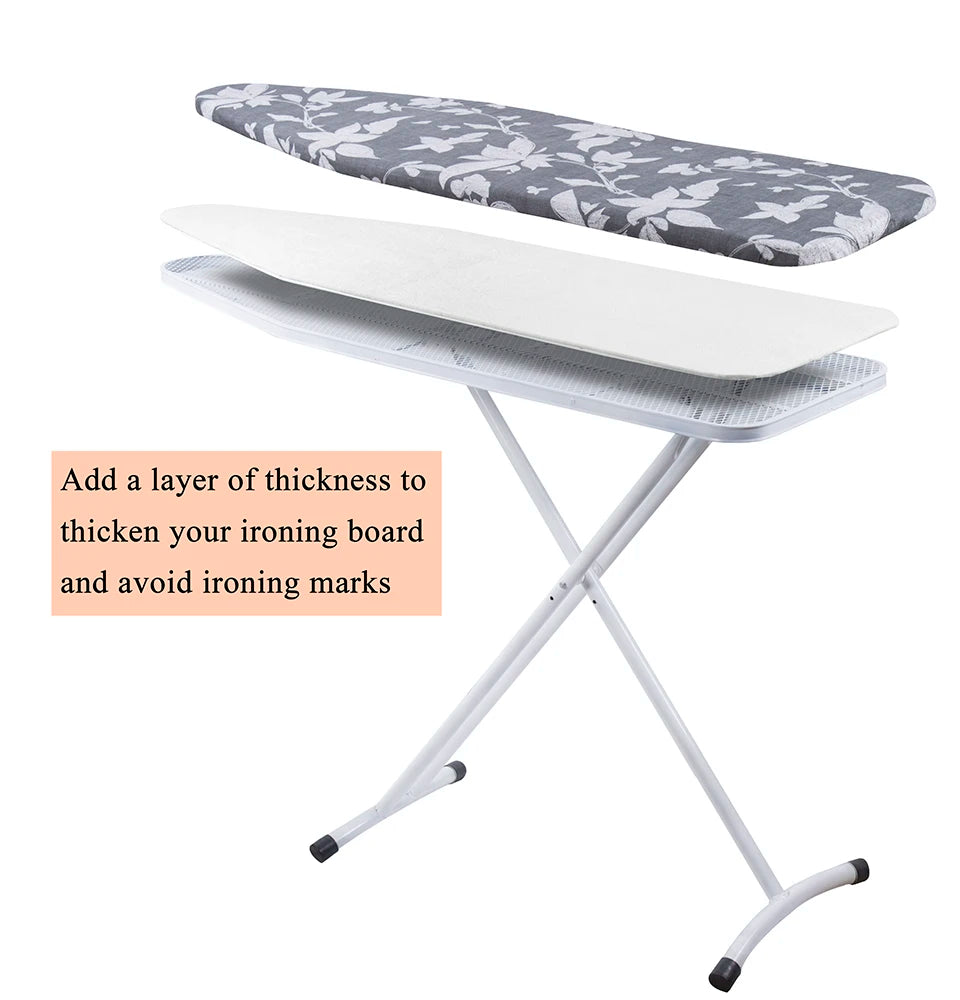 IRONING BOARD FELT PAD , Universal Replacement Ironing Board Felt Padding Underlay Breathable Cotton Felt,Easy to Cut