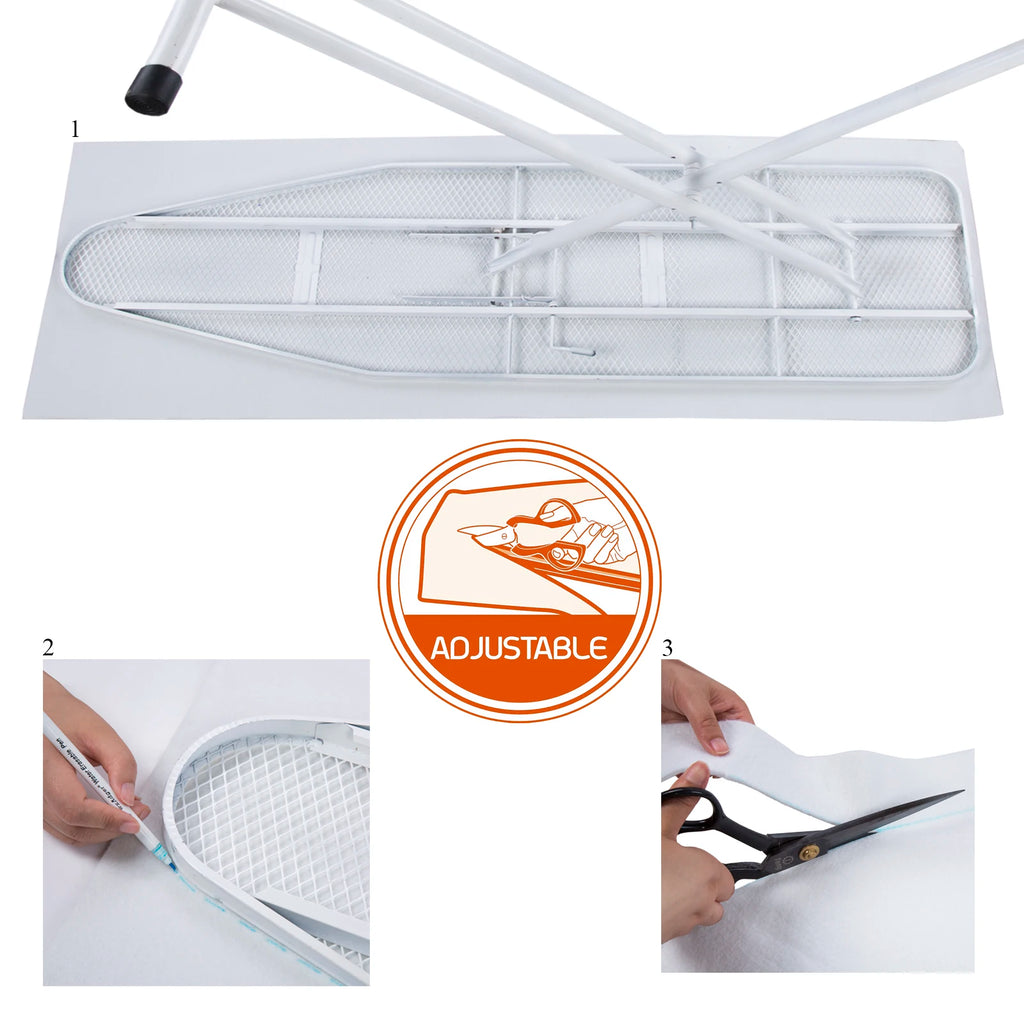 IRONING BOARD FELT PAD , Universal Replacement Ironing Board Felt Padding Underlay Breathable Cotton Felt,Easy to Cut