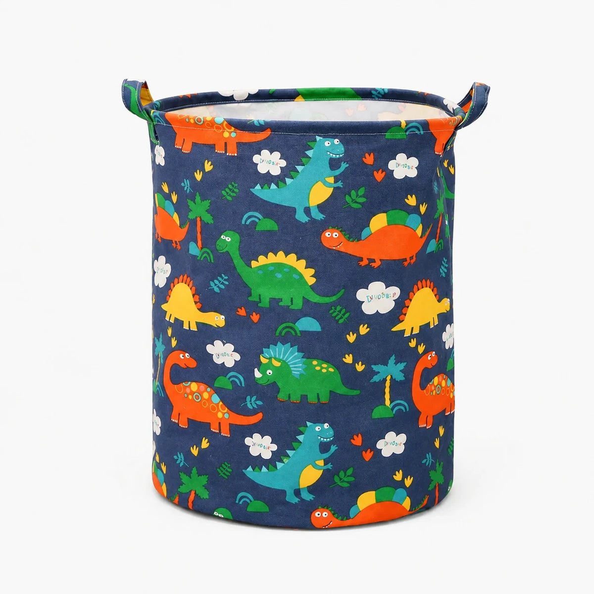 Panier à linge coton et lin motifs enfants — vue 6