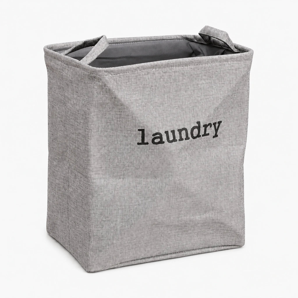 Panier à linge en jute naturel pliable — vue 4