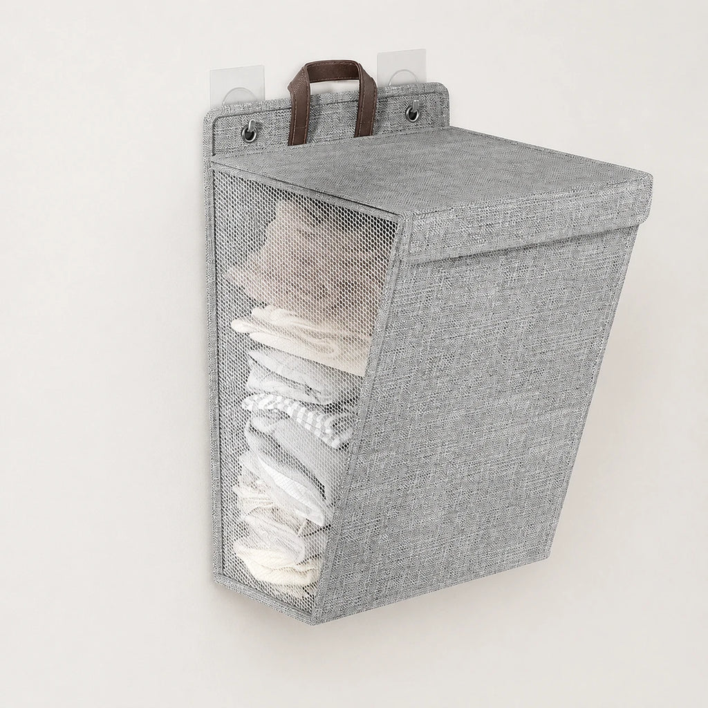 Panier à linge mural adhésif sans perçage — vue 4