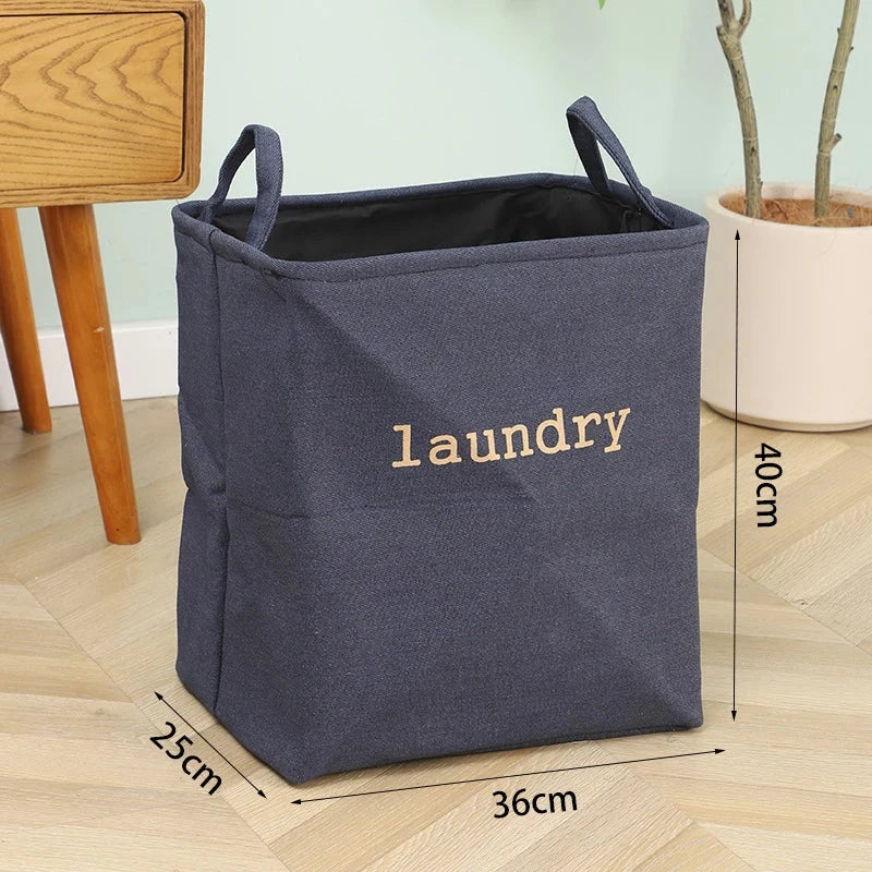 Panier à linge en jute naturel pliable — vue 2