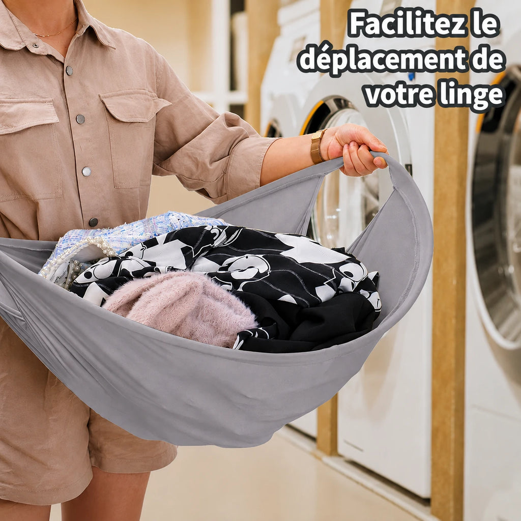 Panier à linge pliable ouverture instantanée 3 coloris