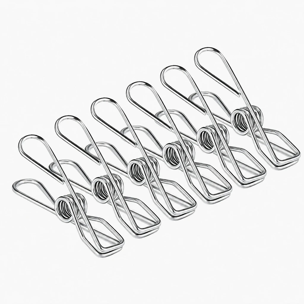 Pinces à linge inox 5 cm ou 6 cm lot de 10 20 ou 40