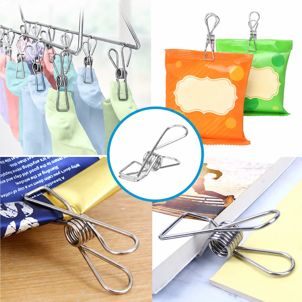 Pinces à linge inox 5 cm ou 6 cm — vue 5