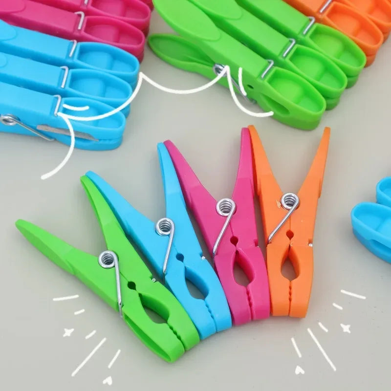 Pinces à linge plastique colorées — vue 3
