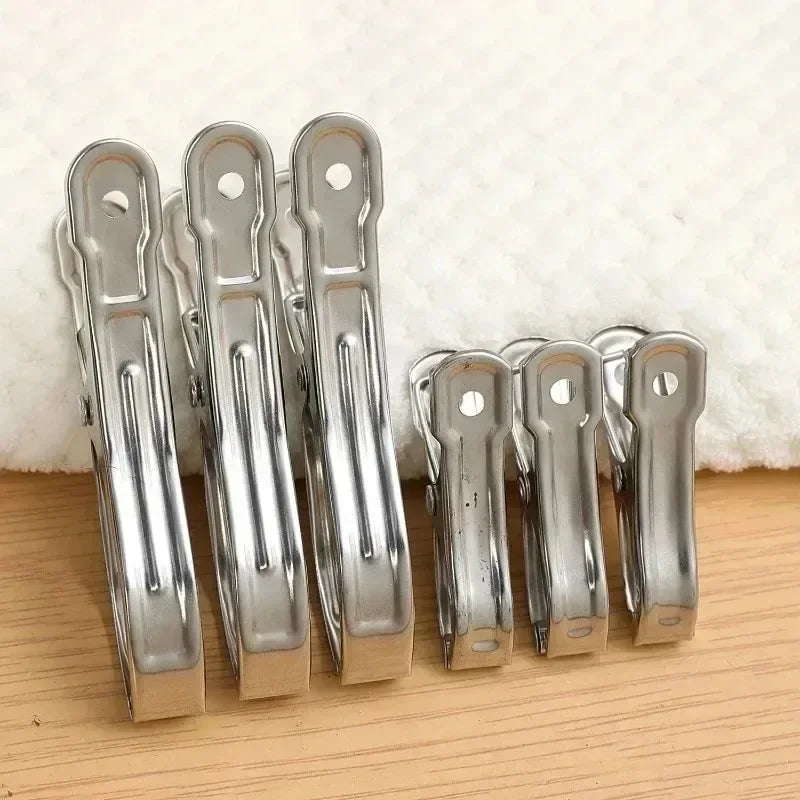 Pinces à linge inox grande taille — 5,5 cm, 9 cm ou 13 cm