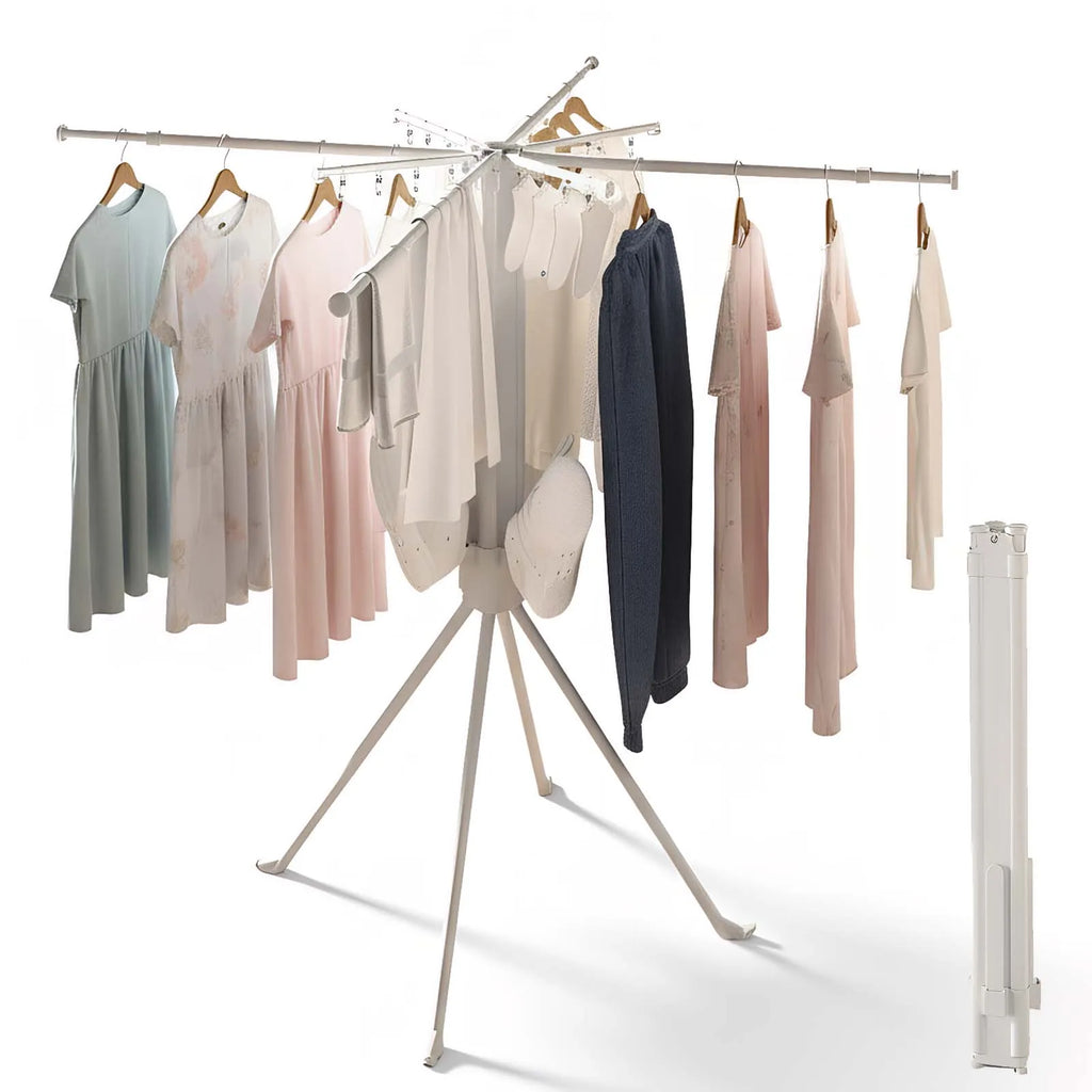 Séchoir parapluie télescopique – sur pied portable