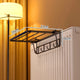 Étendoir radiateur porte-serviettes 35 cm – étagère et crochets