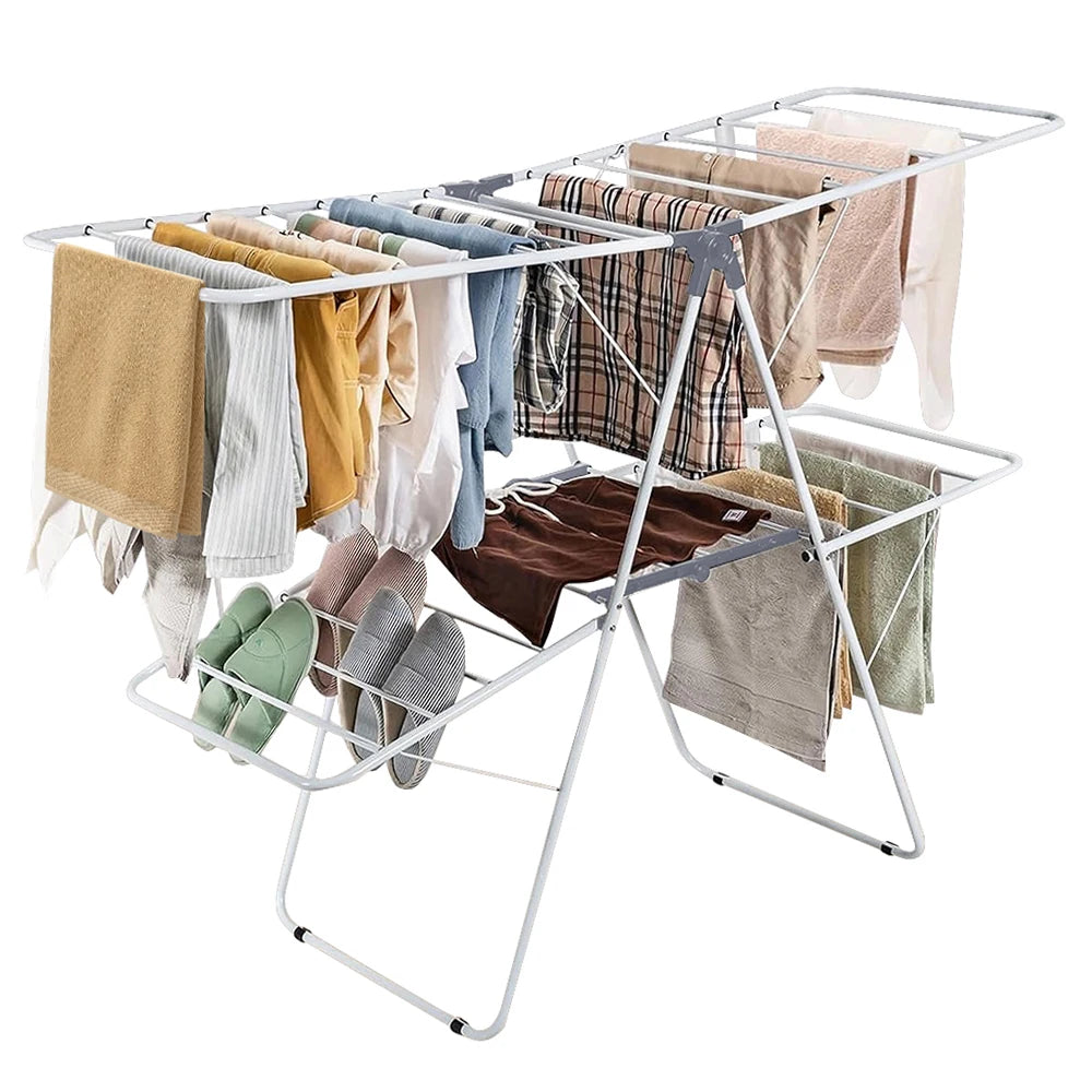 Étendoir à linge pliable – 31 rails ailes 180°