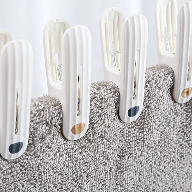 Pinces à linge plastique anti-marque — lot de 12