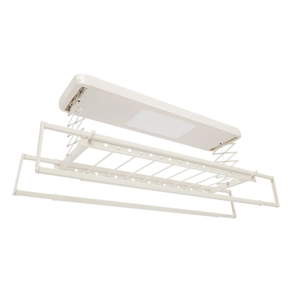 Étendoir plafond motorisé LED – descente télécommandé