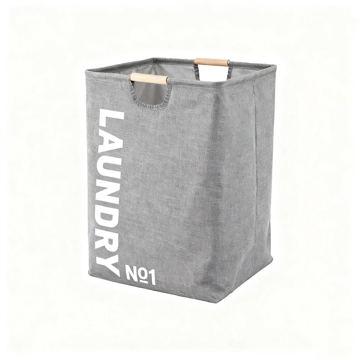 Panier à linge tissu imperméable – noir gris ou blanc 40x30x50cm