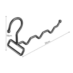 Étendoir porte cintre pliable 5 emplacements voyage inox