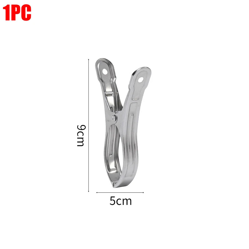 Pinces à linge inox grande taille — 5,5 cm, 9 cm ou 13 cm