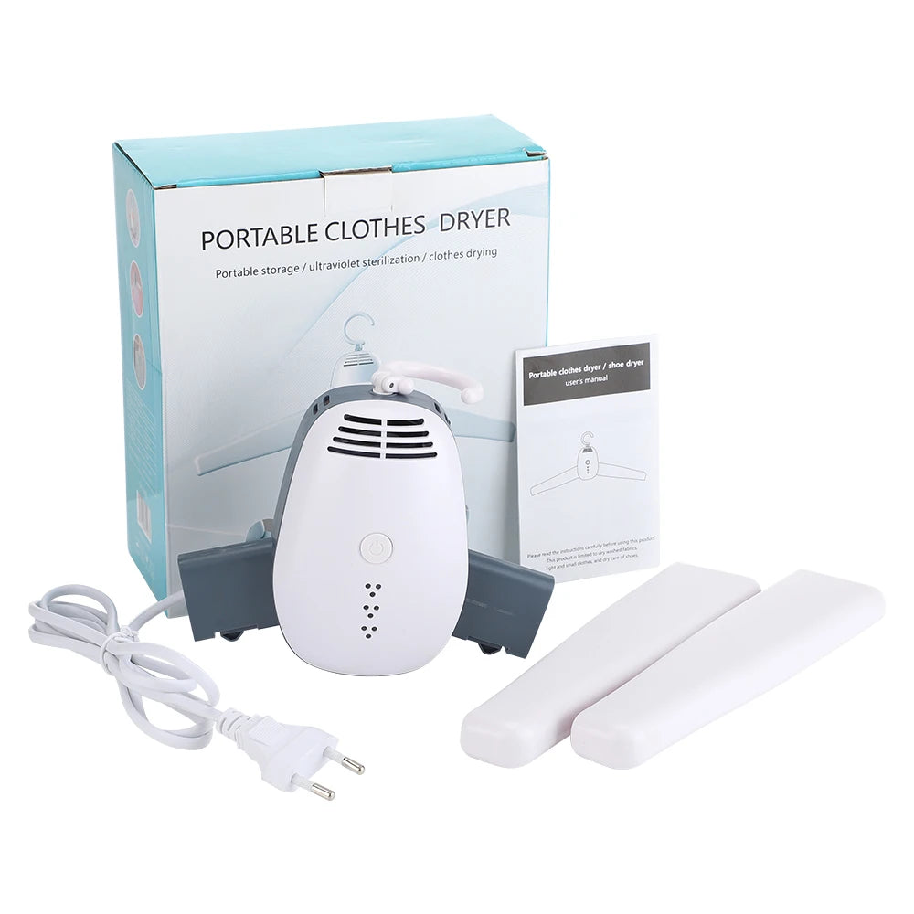 Étendoir chauffant suspendu UV - cintre 150W démontable voyage