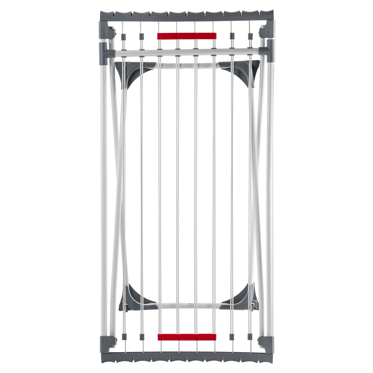 Étendoir à linge pliable extensible – télescopique blanc