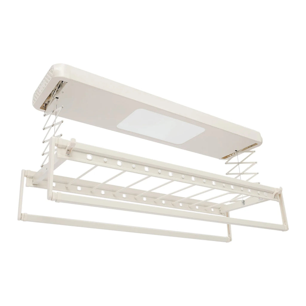 Étendoir plafond motorisé LED – descente télécommandé
