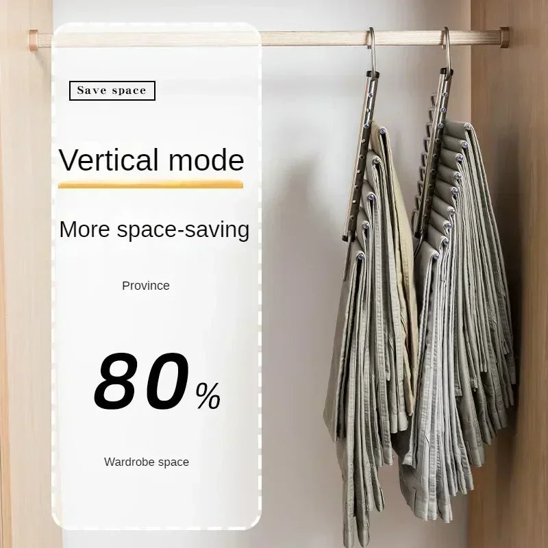 Cintres pantalon cascade 5 ou 9 niveaux – acier inoxydable
