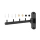 Étendoir mural rotatif pliable – acier inoxydable gain de place