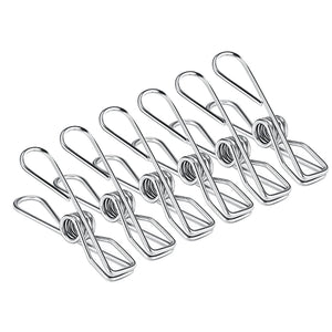 Pinces à linge inox 5 cm ou 6 cm — lot de 10, 20 ou 40
