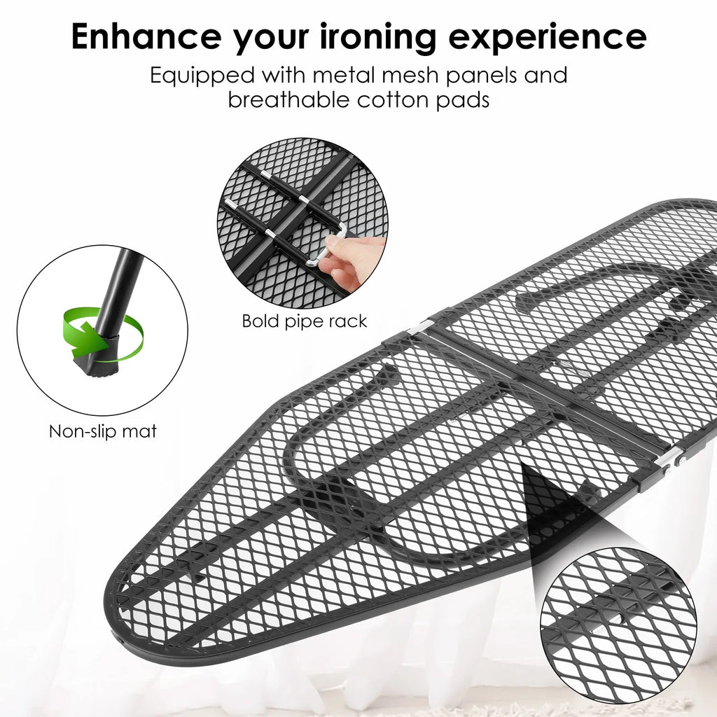 Tabletop Ironing Board Foldable Small Ironing Board Portable Ironing Pad with Heat Resistant Cover For Small Spaces Iron clothes