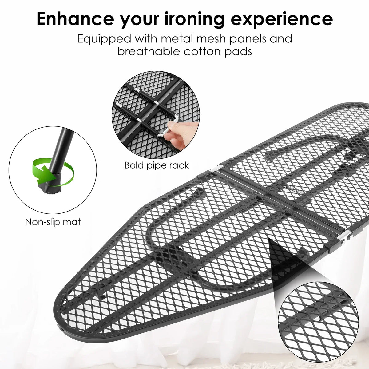 Tabletop Ironing Board Foldable Small Ironing Board Portable Ironing Pad with Heat Resistant Cover For Small Spaces Iron clothes