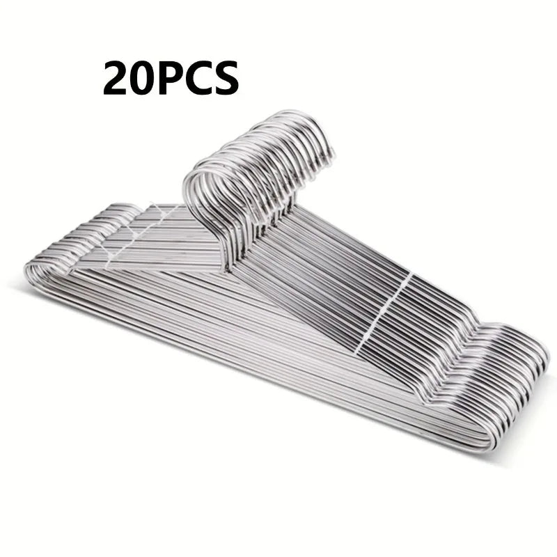 Cintres métal ultra-fins 42cm gain de place – lot de 20 ou 50