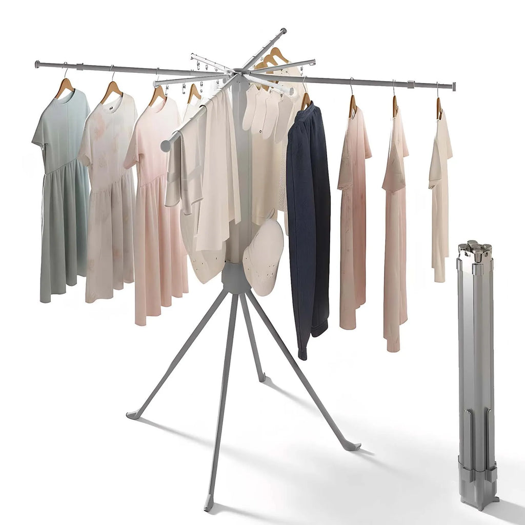 Séchoir parapluie télescopique – sur pied portable