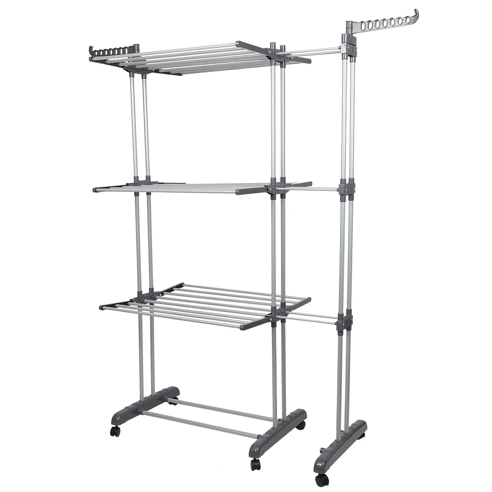 Étendoir tour extensible 4 niveaux – 75 à 142,5cm