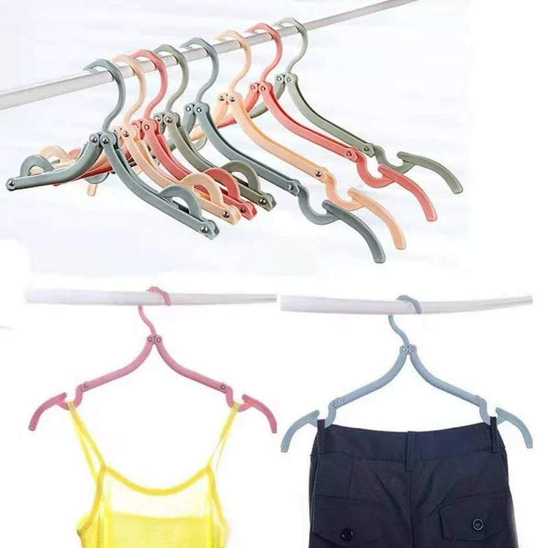 Cintres pliables voyage 42cm – encoche bretelles lot de 5 à 50