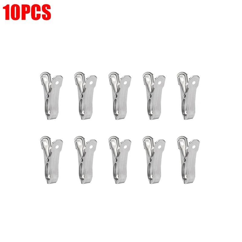 Pinces à linge inox grande taille — 5,5 cm, 9 cm ou 13 cm