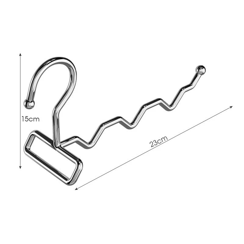 Étendoir porte cintre pliable 5 emplacements voyage inox