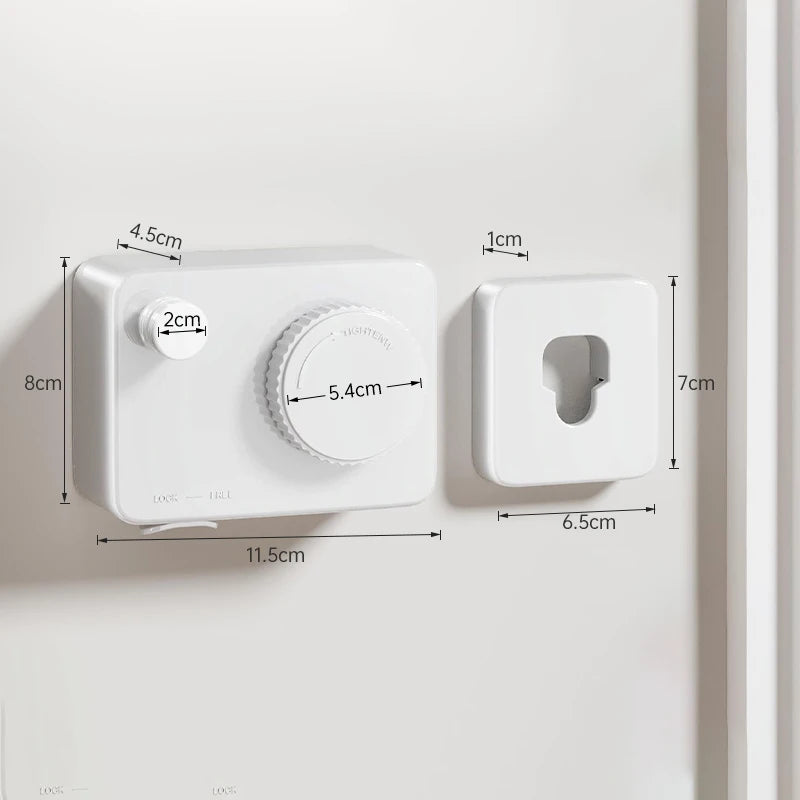 Corde à linge compacte murale – rétractable simple fil
